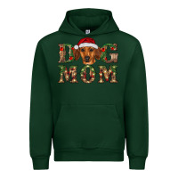 Forest Green christmas dog mom dachshund Urban Hoodie - RanaPortraitStore