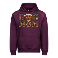 Mauve Wine christmas dog mom dachshund Urban Hoodie - RanaPortraitStore