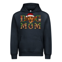 Navy christmas dog mom dachshund Urban Hoodie - RanaPortraitStore