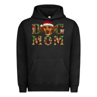 Pigment Black christmas dog mom dachshund Urban Hoodie - RanaPortraitStore