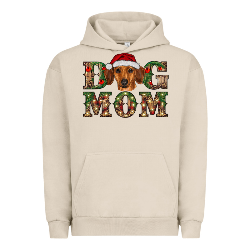 Christmas Dog Mom Dachshund Urban Hoodie by RanaPortraitStore | Teevron