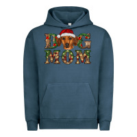 Pigment Midnight Navy christmas dog mom dachshund Urban Hoodie - RanaPortraitStore