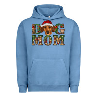 Pigment Pebble Blue christmas dog mom dachshund Urban Hoodie - RanaPortraitStore