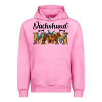 Fuchsia Pink western dachshund mom Urban Hoodie - RanaPortraitStore