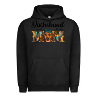 Pigment Black western dachshund mom Urban Hoodie - RanaPortraitStore