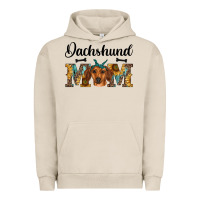 Pigment French Oak western dachshund mom Urban Hoodie - RanaPortraitStore