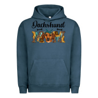 Pigment Midnight Navy western dachshund mom Urban Hoodie - RanaPortraitStore
