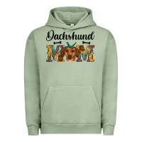 Pigment Oil Green western dachshund mom Urban Hoodie - RanaPortraitStore