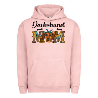 Pigment Salmon western dachshund mom Urban Hoodie - RanaPortraitStore
