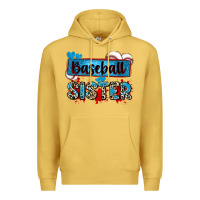 Antique Gold baseball sister with leopard Premium Hoodie - Zillion Design Studio