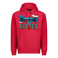 Cardinal baseball sister with leopard Premium Hoodie - Zillion Design Studio