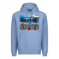 Colony Blue baseball sister with leopard Premium Hoodie - Zillion Design Studio