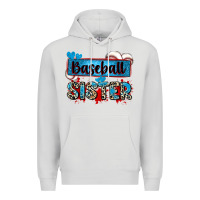 Dove Grey baseball sister with leopard Premium Hoodie - Zillion Design Studio