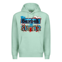 Seafoam baseball sister with leopard Premium Hoodie - Zillion Design Studio