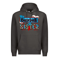 Smoke baseball sister with leopard Premium Hoodie - Zillion Design Studio