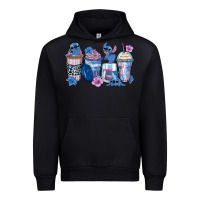 Black stitch coffee cups Urban Hoodie - Zillion Design Studio
