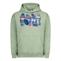 Stitch Coffee Cups Urban Hoodie | Teevron