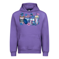 Tulip stitch coffee cups Urban Hoodie - Zillion Design Studio