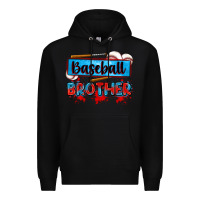 Black baseball brother Premium Hoodie - Zillion Design Studio
