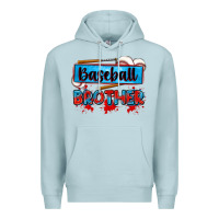 Blue Mist baseball brother Premium Hoodie - Zillion Design Studio