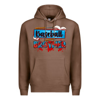Chestnut baseball brother Premium Hoodie - Zillion Design Studio