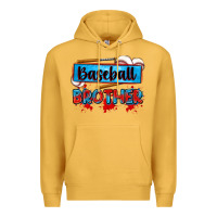 Mustard baseball brother Premium Hoodie - Zillion Design Studio