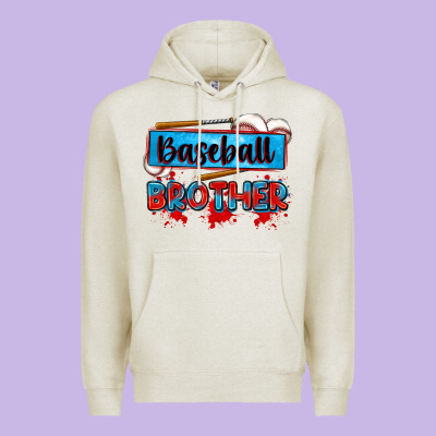 Baseball Brother Premium Hoodie Designed By Zillion Design Studio