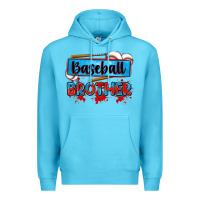 Ocean Blue baseball brother Premium Hoodie - Zillion Design Studio