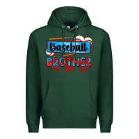 Sports Green baseball brother Premium Hoodie - Zillion Design Studio