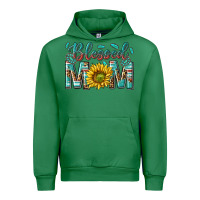 Emerald western blessed mom with sunflower Urban Hoodie - texasbilliewilder