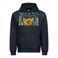 Navy western blessed mom with sunflower Urban Hoodie - texasbilliewilder
