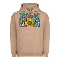 Pigment Burro western blessed mom with sunflower Urban Hoodie - texasbilliewilder