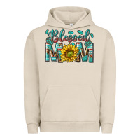 Pigment French Oak western blessed mom with sunflower Urban Hoodie - texasbilliewilder