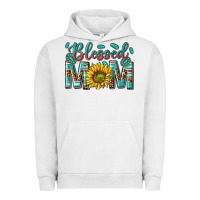 Pigment Lunar Rock western blessed mom with sunflower Urban Hoodie - texasbilliewilder