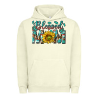Pigment Pistachio western blessed mom with sunflower Urban Hoodie - texasbilliewilder