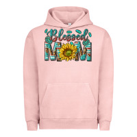 Pigment Salmon western blessed mom with sunflower Urban Hoodie - texasbilliewilder