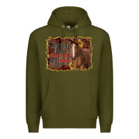 Army Green all i want for christmas is a horse Premium Hoodie - RanaPortraitStore