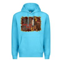 Ocean Blue all i want for christmas is a horse Premium Hoodie - RanaPortraitStore