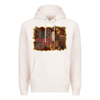 Pale Pink all i want for christmas is a horse Premium Hoodie - RanaPortraitStore