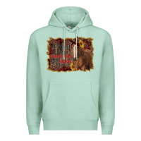 Seafoam all i want for christmas is a horse Premium Hoodie - RanaPortraitStore