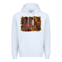 White all i want for christmas is a horse Premium Hoodie - RanaPortraitStore