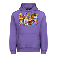 Tulip cartoon characters coffee cups Urban Hoodie - Zillion Design Studio