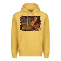 Antique Gold all i want for christmas is a horse brown horse Premium Hoodie - RanaPortraitStore