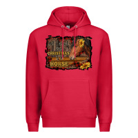 Cardinal all i want for christmas is a horse brown horse Premium Hoodie - RanaPortraitStore