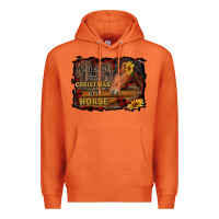 Carrot all i want for christmas is a horse brown horse Premium Hoodie - RanaPortraitStore