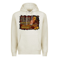 Oatmeal Heather all i want for christmas is a horse brown horse Premium Hoodie - RanaPortraitStore