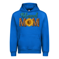 Cobalt western blessed mom with sunflower Urban Hoodie - texasbilliewilder