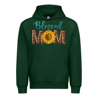 Forest Green western blessed mom with sunflower Urban Hoodie - texasbilliewilder