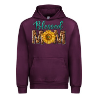 Mauve Wine western blessed mom with sunflower Urban Hoodie - texasbilliewilder