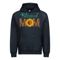 Navy western blessed mom with sunflower Urban Hoodie - texasbilliewilder